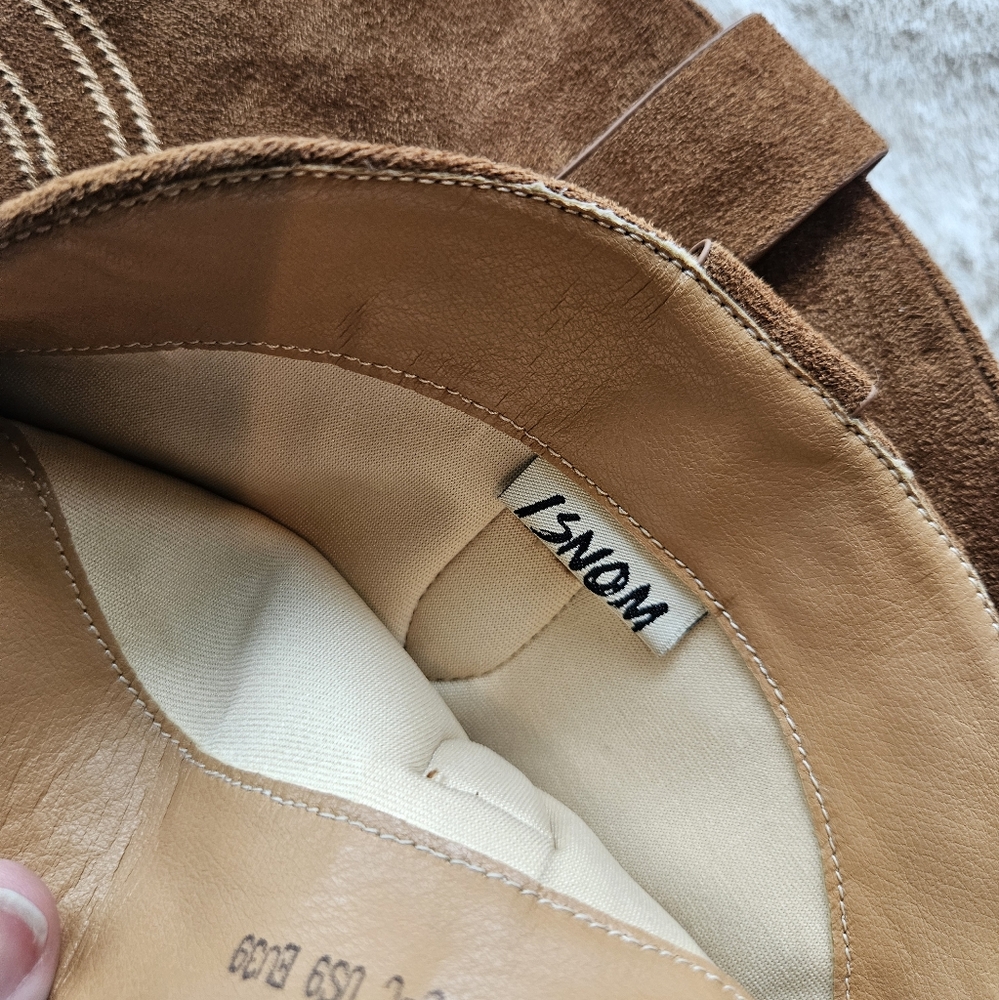 Brown Suede Western Boots - Picture 7 of 7